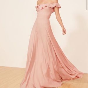 Reformation Verbena dress in blush